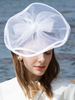 Chapeau de Fascinator Femmes Arcs Voile Rétro Accessoire Costume Déguisements Halloween
