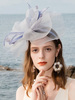 Chapeau de femmes de chapeau de fascine de fleur de voile de voile de cru Déguisements Halloween