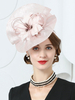 Chapeau de fleur Vintage Déguisements Halloween Costume Accessoires Chapeaux royaux Vintage Fascinator Hat