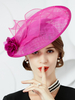 chapeau de fête Chic Cosplay Chapeau Accessoire rose en lin Déguisements Halloween
