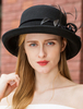 Chapeau de laine de plume casque vintage femmes royales accessoires de cheveux rétro Déguisements Halloween