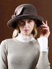 Chapeau de laine rétro Arcs Royal Accessoires cheveux Femmes Vintage Headpieces Déguisements Halloween