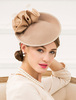Chapeau de laine rétro Déguisements Halloween femmes Champagne Vintage Headpieces