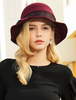 Chapeau de laine rétro femmes en feutre casquette Vintage Royal Accessoires Déguisements Halloween
