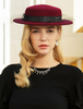 Chapeau de laine voile Vintage femmes Royal Headpieces accessoires de cheveux rétro Déguisements Halloween