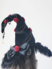 Chapeau Lolita Gothique Fleurs Nœuds Accessoire Dentelle Polyester Noir Lolita Accessoires