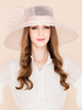 Chapeau melon pour femme Bonnet pare soleil à bord large Déguisements Halloween