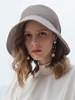 Chapeau melon pour femmes noeud papillon noeud gris clair cheveux vintage accessoires Déguisements Halloween
