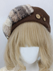 Chapeau Mignonne Lolita Accessoire Nœuds Taupe en Polyester