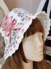 Chapeau Mignonne Lolita Chapeau Accessoire Nœud Dentelle Polyester Blanc Accessoires Lolita