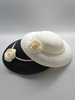 Chapeau Retro Femmes Dentelle Fleurs Perles Chapeau Vintage des années 1950 Déguisements Halloween