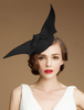 Chapeau rétro femmes noires chapeau en laine royal accessoires de costumes vintage Déguisements Halloween