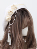 Chapeau Sweet Lolita Accessoire Fleurs Accessoires Lolita Blanc