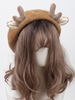 Chapeau Sweet Lolita Accessoire marron café Accessoires Lolita en polyester