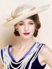 Chapeau Vintage Champagne Linge Chapeaux Royaux Large Bord Brim Accessoires Déguisements Halloween