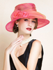 Chapeau Vintage Rose Femmes Organza Royal Headpieces Accessoires de Costume Rétro Déguisements Halloween
