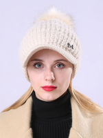 Chapeaux Bonnet Casquette Femme en Côtelé Unicolore
