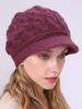 Chapeaux Bonnet Casquette Femme en Côtelé Unicolore