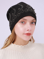 Chapeaux Bonnet Casquette Femme en Fausse Fourrure Bicolores