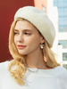 Chapeaux de Béret en Laine à la Mode pour Femmes Unicolore Chic