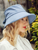 Chapeaux Femmes Chapeaux de Soleil Unicolore avec Noeud Chapeau de Soleil pour Femme