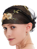 Chapeaux Musulmans Hijab Chapeau Brodé Fleur Sous-foulée