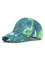 Chapeaux pour hommes en polyester imprimé décontracté chapeaux verts