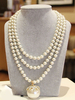 Charleston Flapper Collier Perles Gatsby Costume Accessoires Vintage Style 1920s Blanc Femmes Bijoux Rétro Déguisements Halloween