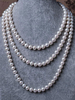 Charleston Flapper Gatsby Collier Perles Accessoires Costume Vintage Style 1920s Blanc Femmes Bijoux Rétro Déguisements Halloween