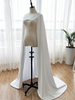 écharpe de mariée boléro mariage cape mariée col rond à traîne