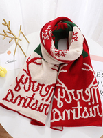 Écharpe Motif De Noël De Qualité Cadeau Noël