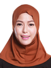 Écharpe musulmane couleur unie femmes hijab