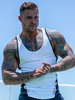 Chars de vêtements pour hommes T-shirts & Tanks Hommes Tank Tank Singlet Cold Cold Cold Cold Top