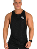 Chars de vêtements pour hommes T-shirts et réservoirs de réservoirs pour hommes Chic Cold Cold imprimé Régulier Fit Noir Summer Top
