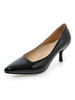 Chaton talon pompes noires bout pointu talon aiguille glisser sur les pompes femmes chaussures habillées