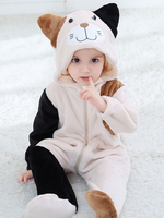 Chats Kigurumi Carnaval Pajamas Onesie Flannel Bébés 2021 Combinaison d
