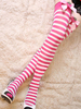 Chaussette pour femme"idienne chaussettes de genou rose pour enfants Déguisements Halloween