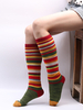 Chaussettes Color Block Vert Foncé