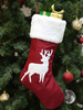 Chaussettes de Noël Décorations de Noël Articles de fête Accessoires en fibre de polyester Noël Cadeau Enfant