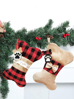 Chaussettes De Noël Os Décorations De Noël Sac Cadeau Déguisement Noël Cadeau Enfant