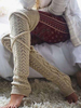 Chaussettes Hiver Chaud Marron Clair