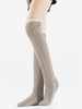 Chaussettes Hiver Chaud Noir Dentelle Cadeau Noël