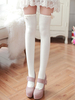 Chaussettes lolita en mélange poly/coton impression avec noeud Déguisements Halloween
