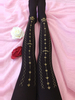 Chaussettes lolita en velours impression imprimé fleuries Déguisements Halloween
