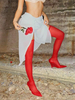 Chaussettes Longues Transparentes Accessoires Femmes Dentelle Sexy
