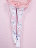 Chaussettes Sweet Lolita Accessoire Rose Motif Papillon Spandex Accessoires Lolita