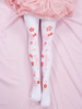 Chaussettes Sweet Lolita Rose Spandex Motif Sakura Accessoires Lolita