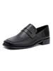 Chaussure Plate Mocassins Femmes en Cuir Synthétique à Bout Carré Unicolore Chaussure Plate Mocassins Femmes
