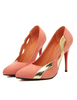 Chaussures à talon haut Escarpins à talon aigu à bout pointu en micro daim