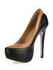 Chaussures à talons aigus bicolore en Synthétique